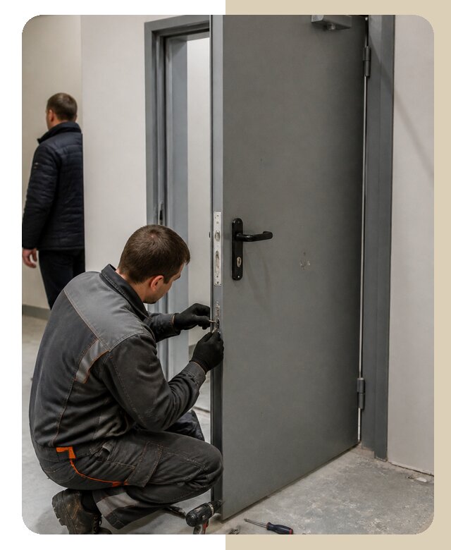 Ремонт противопожарной двери в Коломне по цене 6590 р. | ДвериЛегко-Клм