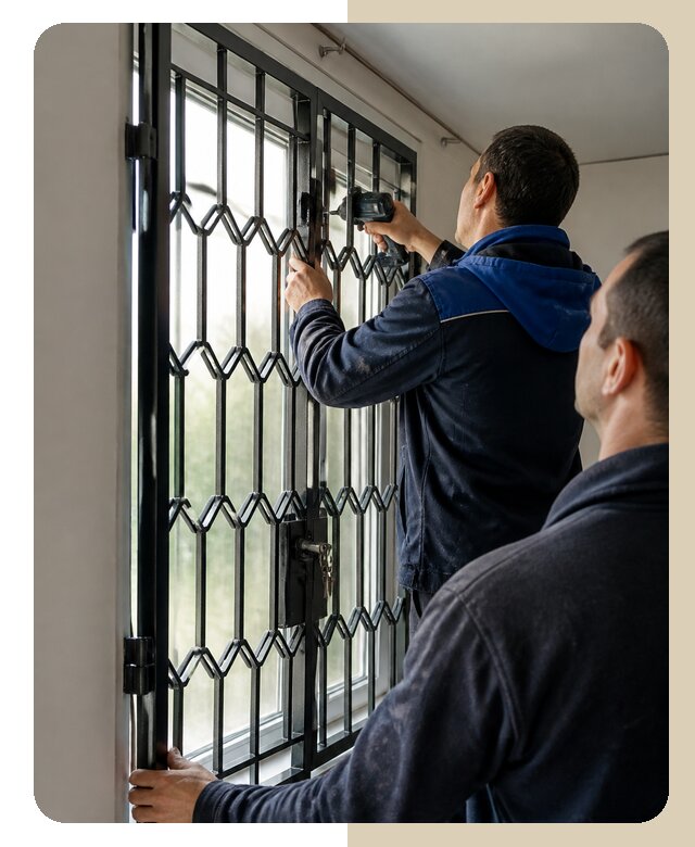 Установка распашных решеток в Коломне цена от 6590 р. | ДвериЛегко-Клм